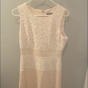 Tommy Hilfinger peach with lace semi formal dress